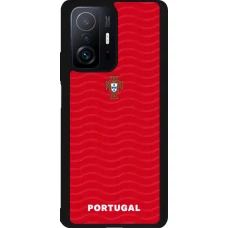 Xiaomi 11T Case Hülle - Silikon schwarz Portugal 2026 personalisierbares Fussballtrikot