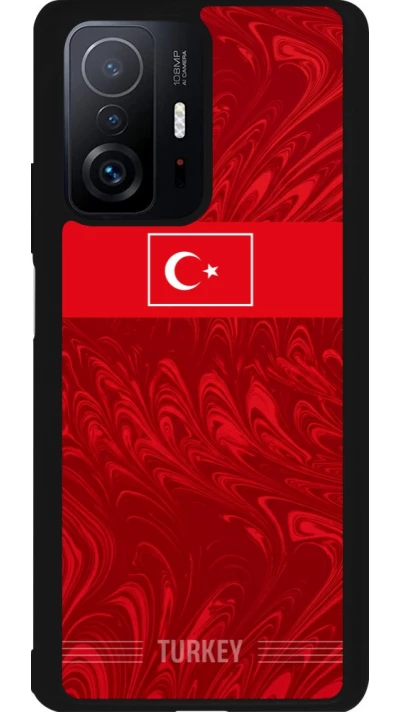 Xiaomi 11T Case Hülle - Silikon schwarz Türkei 2026 personalisierbares Fussballtrikot