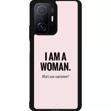 Coque Xiaomi 11T - Silicone rigide noir I am a woman