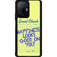 Coque Xiaomi 11T - Silicone rigide noir Guest check 2026