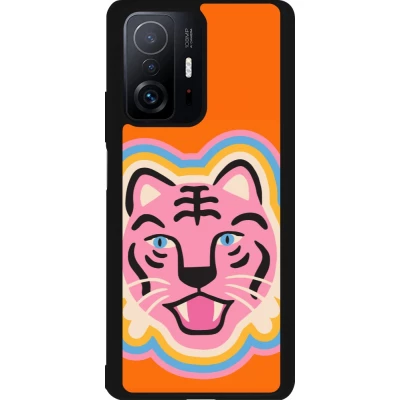 Coque Xiaomi 11T - Silicone rigide noir Lion colors 2026