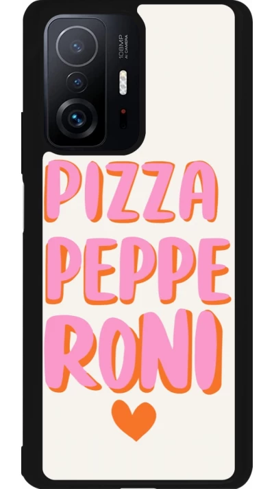 Xiaomi 11T Case Hülle - Silikon schwarz Pizza pepperoni 2026