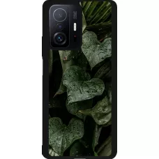 Xiaomi 11T Case Hülle - Silikon schwarz Spring 23 fresh plants