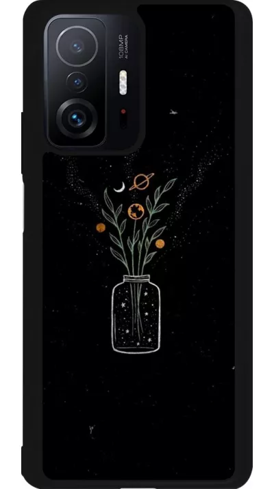 Coque Xiaomi 11T - Silicone rigide noir Vase black