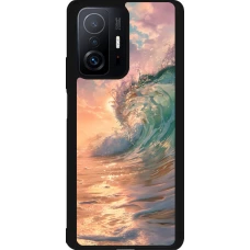 Xiaomi 11T Case Hülle - Silikon schwarz Wave Sunset