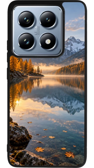 Coque Xiaomi 14T Pro - Silicone rigide noir Autumn 26 Autumn lake