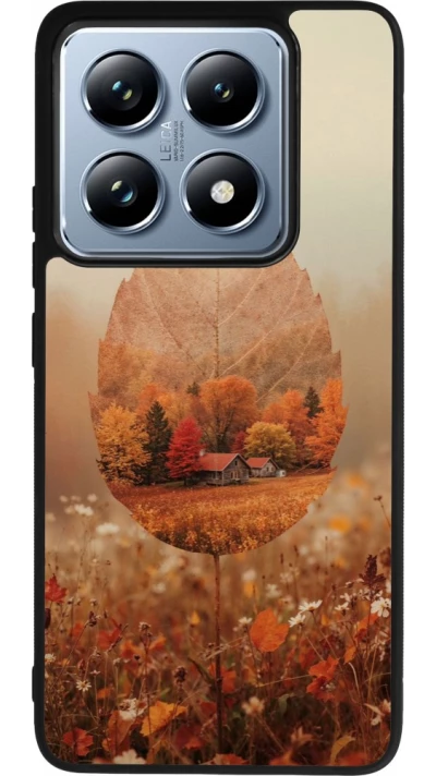 Coque Xiaomi 14T Pro - Silicone rigide noir Autumn 26 Autumn leaf