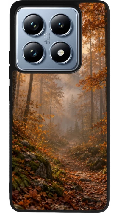 Coque Xiaomi 14T Pro - Silicone rigide noir Autumn 26 Autumn walk