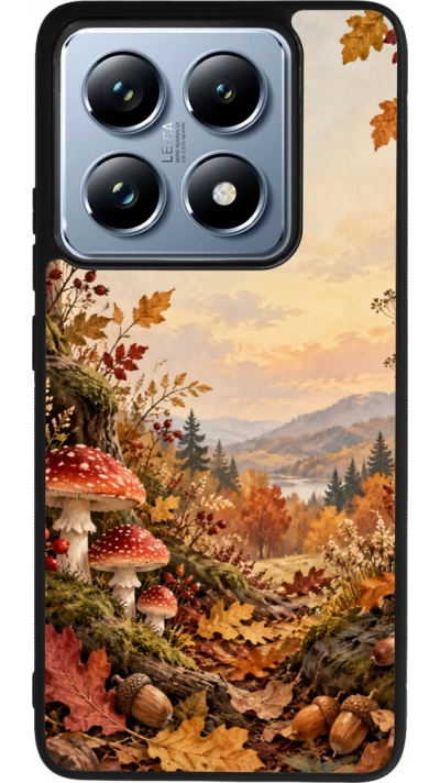 Coque Xiaomi 14T Pro - Silicone rigide noir Autumn 26 Illustrated Autumn