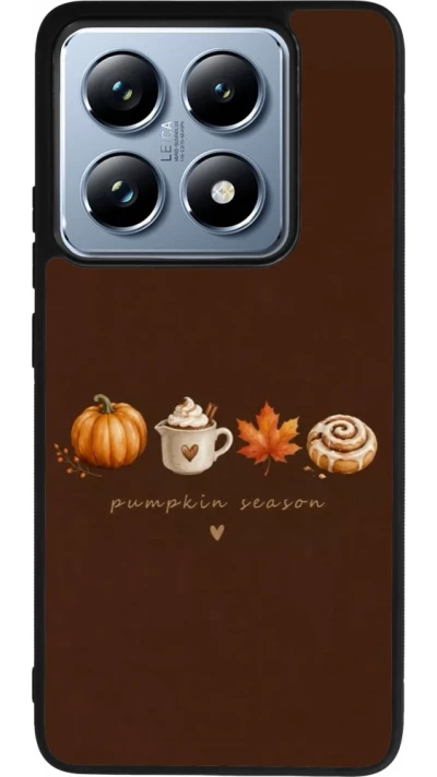 Coque Xiaomi 14T Pro - Silicone rigide noir Autumn 26 Pumpkin season