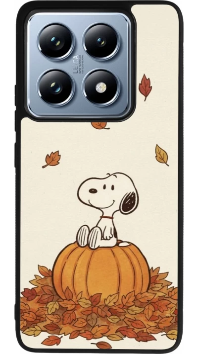 Coque Xiaomi 14T Pro - Silicone rigide noir Autumn 26 Snoopy autumn