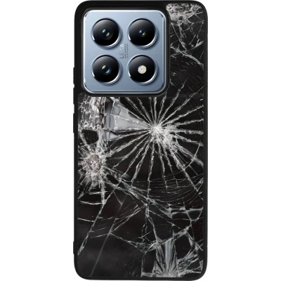 Xiaomi 14T Pro Case Hülle - Silikon schwarz Broken Screen