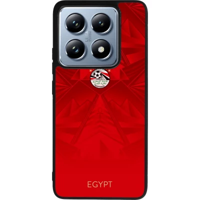 Coque Xiaomi 14T Pro - Silicone rigide noir Maillot de football Égypte 2026 personnalisable