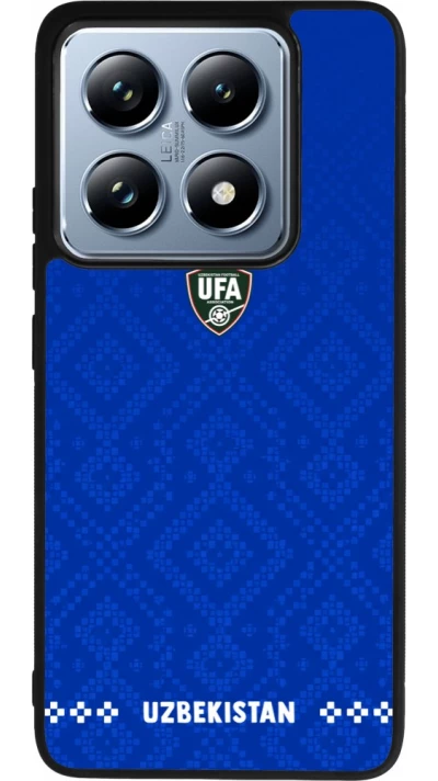Xiaomi 14T Pro Case Hülle - Silikon schwarz Usbekistan 2026 personalisierbares Fussballtrikot