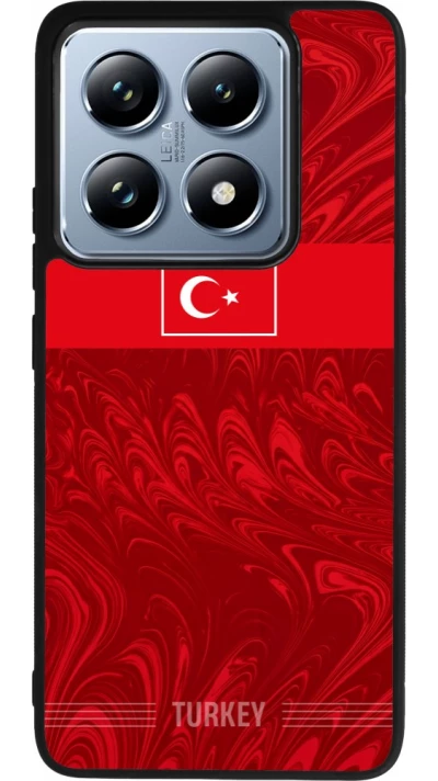 Xiaomi 14T Pro Case Hülle - Silikon schwarz Türkei 2026 personalisierbares Fussballtrikot