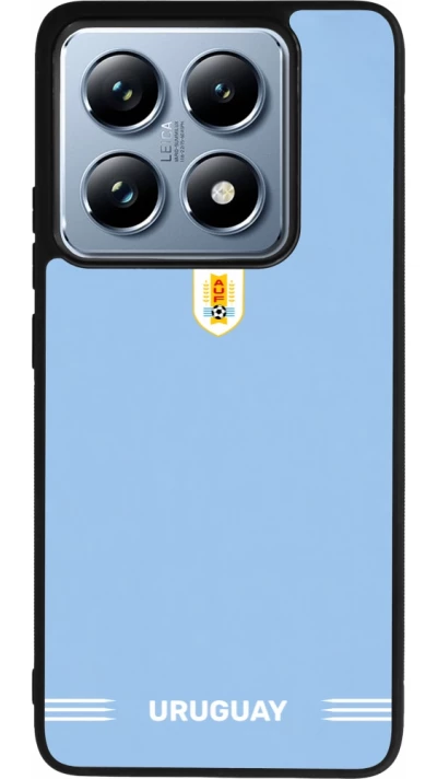 Xiaomi 14T Pro Case Hülle - Silikon schwarz Uruguay 2026 personalisierbares Fussballtrikot