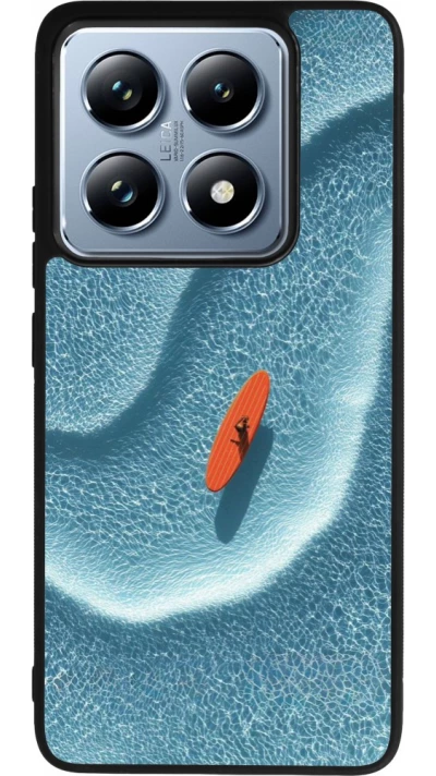 Xiaomi 14T Pro Case Hülle - Silikon schwarz Orange surf Summer 2026