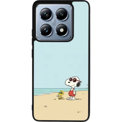 Xiaomi 14T Pro Case Hülle - Silikon schwarz Snoopy on the beach Summer 2026