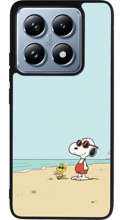Xiaomi 14T Pro Case Hülle - Silikon schwarz Snoopy on the beach Summer 2026