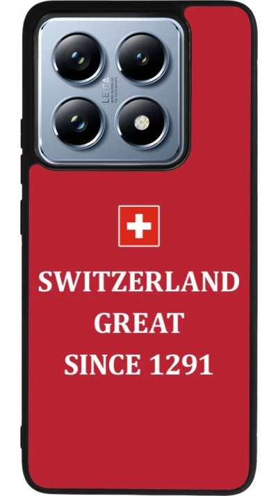 Xiaomi 14T Pro Case Hülle - Silikon schwarz Switzerland Great Since 1291