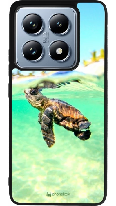 Coque Xiaomi 14T Pro - Silicone rigide noir Turtle Underwater