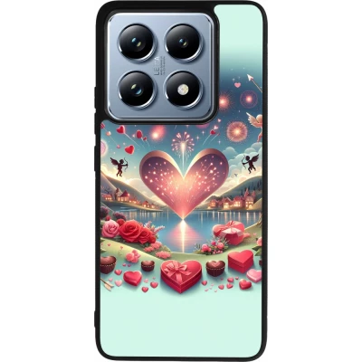 Xiaomi 14T Pro Case Hülle - Silikon schwarz Valentin 2025 Schick