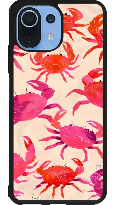 Xiaomi Mi 11 Lite 5G Case Hülle - Silikon schwarz Crabs Paint