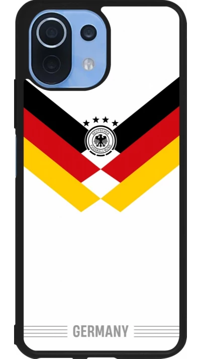 Xiaomi Mi 11 Lite 5G Case Hülle - Silikon schwarz Deutschland 2026 personalisierbares Fussballtrikot