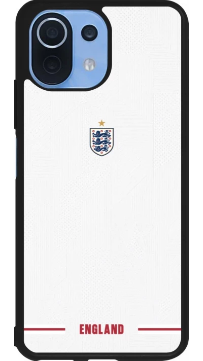 Xiaomi Mi 11 Lite 5G Case Hülle - Silikon schwarz England 2026 personalisierbares Fussballtrikot