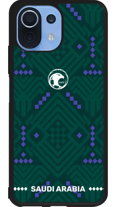 Xiaomi Mi 11 Lite 5G Case Hülle - Silikon schwarz Saudi Arabien 2026 personalisierbares Fussballtrikot