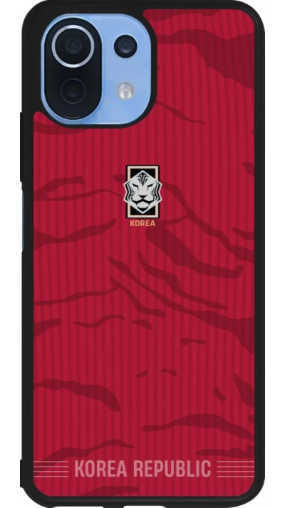 Xiaomi Mi 11 Lite 5G Case Hülle - Silikon schwarz Südkorea 2026 personalisierbares Fussballtrikot