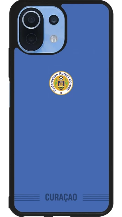 Xiaomi Mi 11 Lite 5G Case Hülle - Silikon schwarz Curaçao 2026 personalisierbares Fussballtrikot