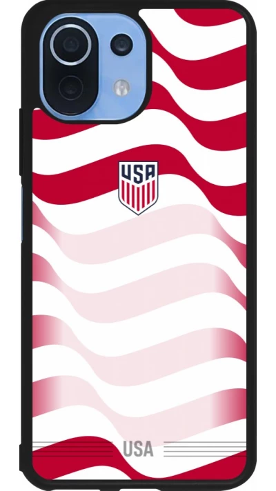 Xiaomi Mi 11 Lite 5G Case Hülle - Silikon schwarz Vereinigten Staaten 2026 personalisierbares Fussballtrikot