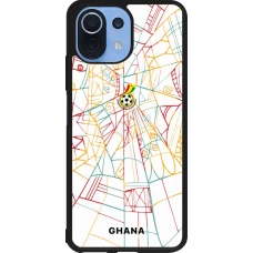 Xiaomi Mi 11 Lite 5G Case Hülle - Silikon schwarz Ghana 2026 personalisierbares Fussballtrikot