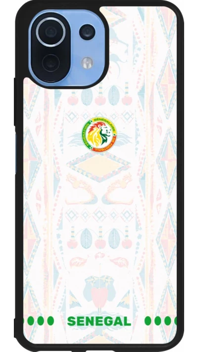 Xiaomi Mi 11 Lite 5G Case Hülle - Silikon schwarz Senegal 2026 personalisierbares Fussballtrikot