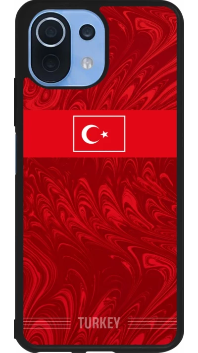 Xiaomi Mi 11 Lite 5G Case Hülle - Silikon schwarz Türkei 2026 personalisierbares Fussballtrikot