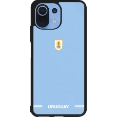 Xiaomi Mi 11 Lite 5G Case Hülle - Silikon schwarz Uruguay 2026 personalisierbares Fussballtrikot