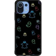 Xiaomi Mi 11 Lite 5G Case Hülle - Silikon schwarz Halloween 2024 colorful ghosts