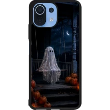 Coque Xiaomi Mi 11 Lite 5G - Silicone rigide noir Halloween 2026 Ghost on a swing