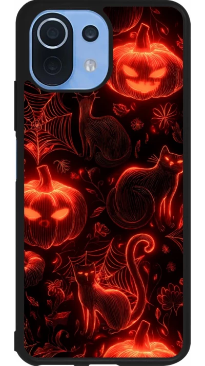 Coque Xiaomi Mi 11 Lite 5G - Silicone rigide noir Halloween 2026 Pattern Halloween