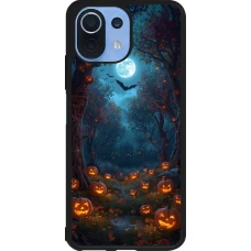 Coque Xiaomi Mi 11 Lite 5G - Silicone rigide noir Halloween 2026 Road of Pumpkins