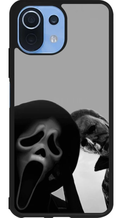 Coque Xiaomi Mi 11 Lite 5G - Silicone rigide noir Halloween 2026 Scream and Michael Myers
