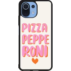 Coque Xiaomi Mi 11 Lite 5G - Silicone rigide noir Pizza pepperoni 2026