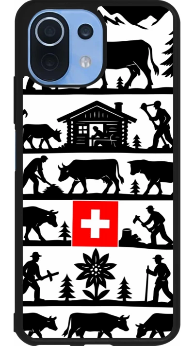 Xiaomi Mi 11 Lite 5G Case Hülle - Silikon schwarz Poya Schweiz 1