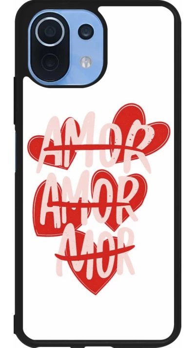 Xiaomi Mi 11 Lite 5G Case Hülle - Silikon schwarz Saint Valentines Day 26 Amor