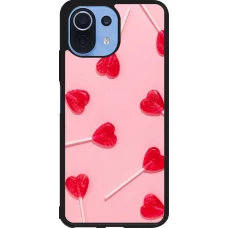 Coque Xiaomi Mi 11 Lite 5G - Silicone rigide noir Saint Valentines Day 26 Lollipop