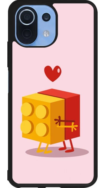 Xiaomi Mi 11 Lite 5G Case Hülle - Silikon schwarz Saint Valentines Day 26 Puzzle