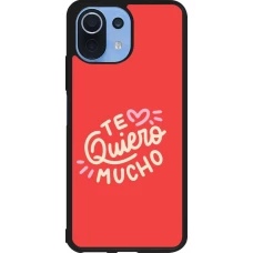 Coque Xiaomi Mi 11 Lite 5G - Silicone rigide noir Saint Valentines Day 26 Te quiero mucho