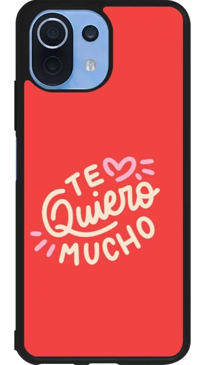 Xiaomi Mi 11 Lite 5G Case Hülle - Silikon schwarz Saint Valentines Day 26 Te quiero mucho