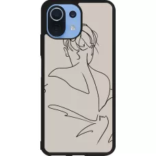 Coque Xiaomi Mi 11 Lite 5G - Silicone rigide noir Salnikova 05
